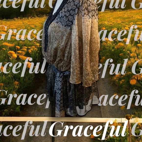 ~ BADGLEY MISCHKA~ Élégant Special Attire Blouse~Lovely~ size Small - Picture 5 of 15